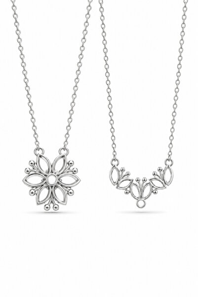 Lucente Jewellery قلادة نسائية مميزة مع علبة - قلادة نسائية أنيقة على شكل زهر...