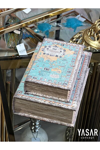 YASAR CONCEPT Set cutie decorativă pentru cărți Explorare
