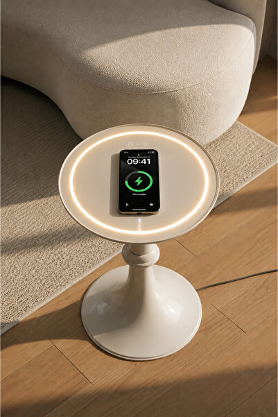 ByAtholyeYamac Wildwhite Smart - Oturma Odası, Yatak Odası Led Işıklı Ve Akıl...