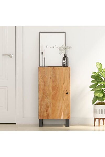 Concept Servantă cu ușă, 40x31x75 cm, lemn masiv acacia