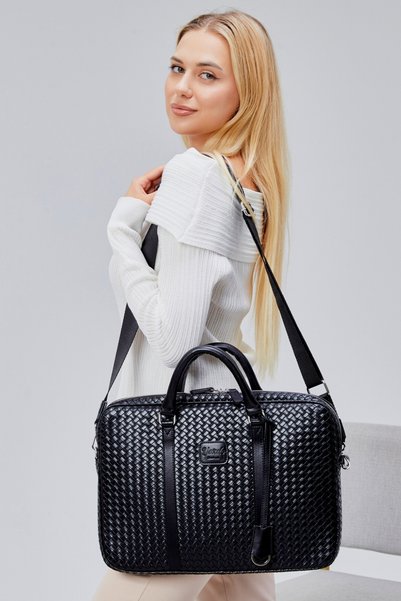 Vardo [Name Can Be Written] Birgit'' 15-16 Inch Shockproof Laptop and Briefcase