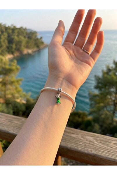My Story Tinker Bell Elbisesi Gümüş Charm,  Uyumlu