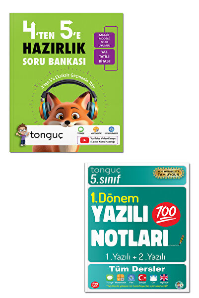 4'ten 5'e Hazırlık Kitabı Ve 5. Sınıf 1. Dönem Yazılı Notları