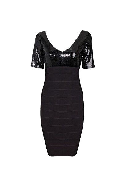 NO BRAND Rochie bandage elegantă - Multicolor, mărime XS
