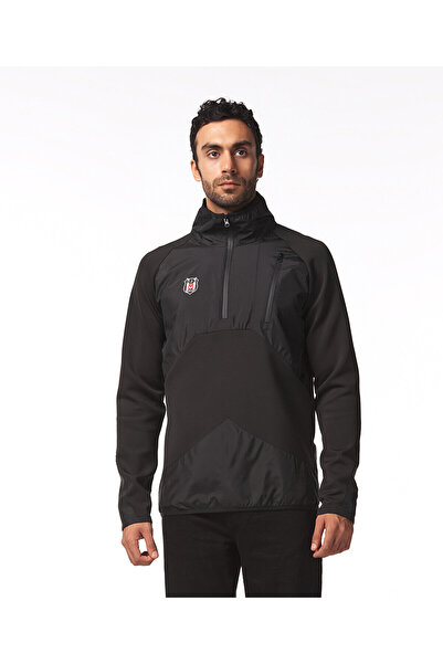 Kartal Yuvası BEŞİKTAŞ ERKEK YARIM FERMUARLI SWEATSHIRT 7425286T3