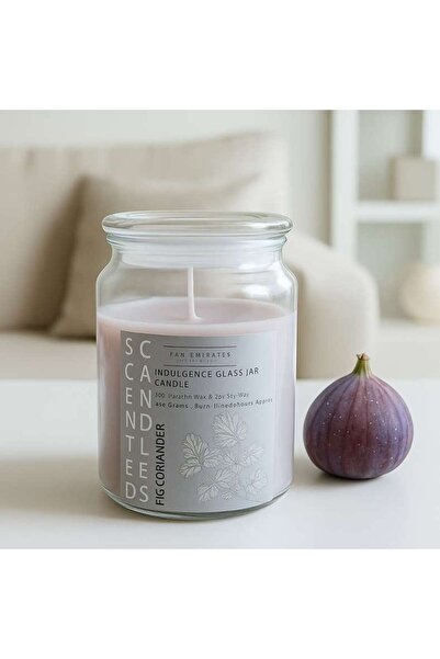PAN HOME Indulgence Fig Coriander Jar Candle 420gm - 30 Hrs