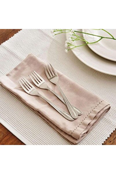 PAN HOME Ibrica 3-piece Cake Fork - Silver