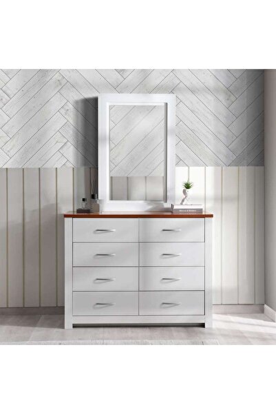 PAN HOME Genova Dressing Table With Mirror