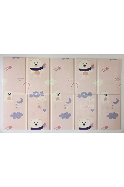 Serinmat Pembe Ayı Masalı Katlanabilir Oyun Matı 200 x 130 x 0.8 cm
