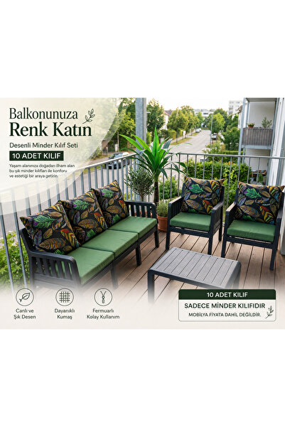 Rattano Garden Balkon & Bahçe Mobilya Minder Kılıfı