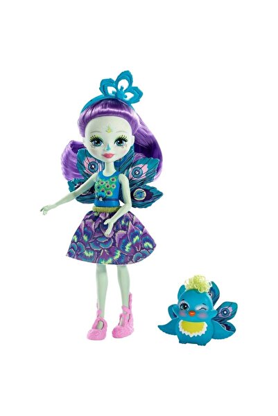 Enchantimals Mattel Enchantimals Bebek Serisi, Papağan Patter Bebek ve Flap F...