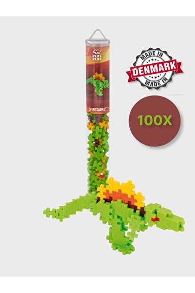 TOYFEST Plus - Plus Minecraft Temalı Silindir Kutuda Dinazor Spinosaurus Yapı...