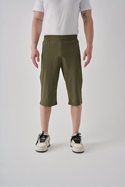 Shooter Sportswear Erkek Kapri Nefes Alabilen Fermuarlı Minimal Nakış Detaylı