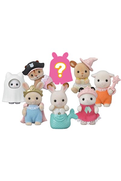 TOYFEST Sylvanian Families Sevimli Kostüm Temalı Sürpriz Mini Bebek - 5 CM - ...
