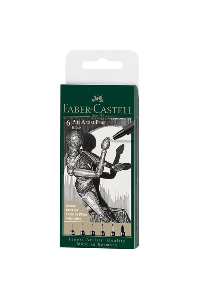 Faber Castell Set pix Pitt Artist 6 buc 0,05, 0,1, 0,3, 0,5, 0,7, 0,15 Faber-...