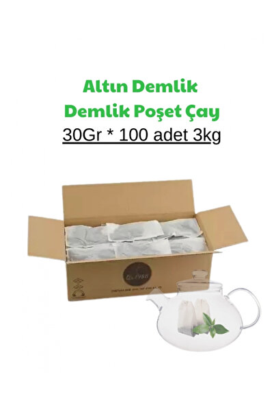TEA1986 Altın Demlik Poşet 30Gr * 100 adet 3kg