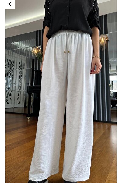 Trend Marfa Beli Lastikli Ayrobin Pantolon