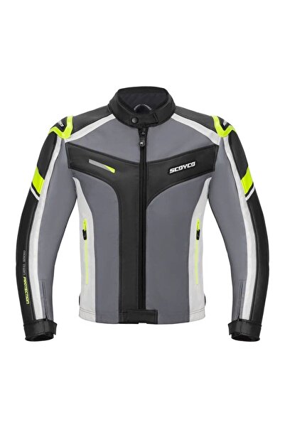 MOTOANL Motorcycle Coat Full Protected 4 Seasons PU Coated Polyester And Nylo...