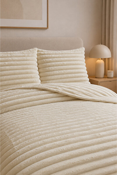 Vannes Home Pătură cu pene de iepure pentru o persoană Doren 180x240 (CU PERNE)