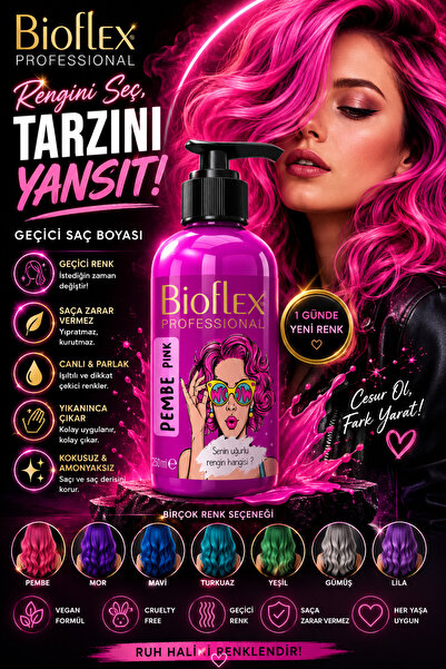 Bioflex Naturel Hair Color Pembe 250 Ml