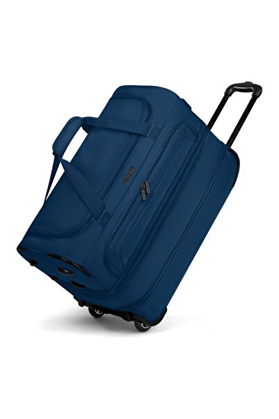 REDOLZ Duffle Essentials 2-Rollen Reisetasche 55 cm M mit Dehnfalte