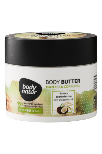 Body Natur Unt de corp cu orez și ulei de cocos 200 ml