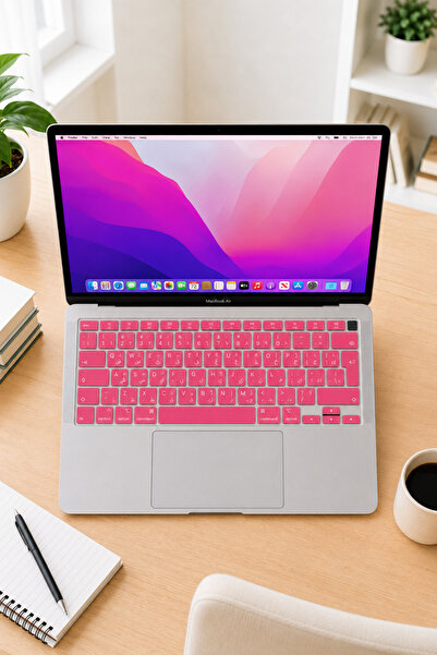 Mcstorey Arapça Klavye Koruyucu Macbook Air M1 Kılıf 13inç Touchıd'li A2179 A...