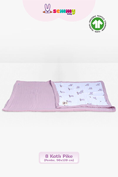 SemmyBaby 8 Katlı Pike - Pembe