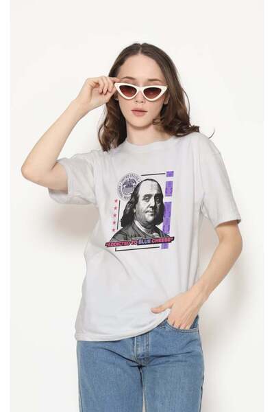 buzagi tasarım ürünleri Urban Regular Fit Unisex White T-Shirt