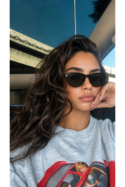 PİYESBOUTİQUE Sole Women's Men's Unisex Cat Eye Sunglasses, Uv Protection, Re...