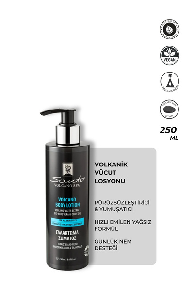 Santo Volcano SPA Volkanik Vücut Losyonu
