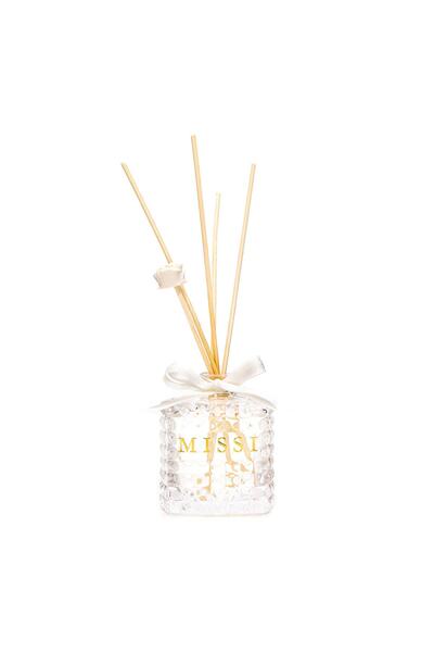 Missi 100 ml Kare Kristal Cam Şişe Yasemin Sandal Oda Kokusu
