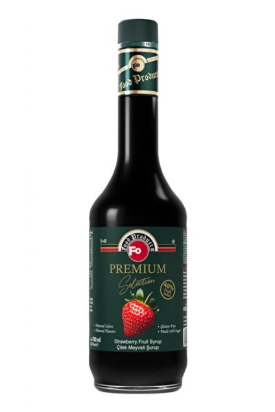 FO Çilek Meyveli Şurup - Premium 700 ml