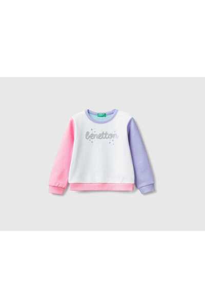 United Colors of Benetton سترة قطنية مطبوعة للفتيات
