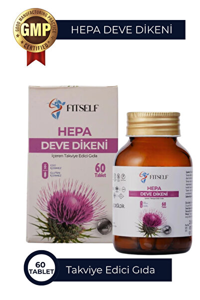 Fitself Hepa Deve Dikeni 60 Tablet | Devedikeni, Karahindiba, Kolin ve Bitkis...
