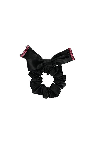 Panço Girl's Elastic Black Buckle