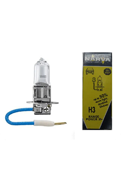 Narva Bec halogen pentru faruri auto Range Power 50+ H3 55W 12V 48335