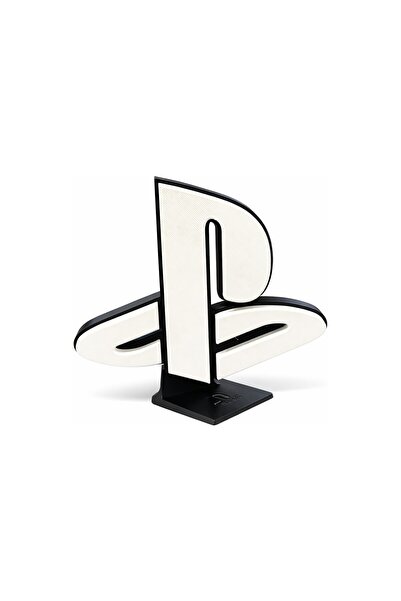 Yapı3D Ps5 Logo Masaüstü Dekor | Oyun Odası Aksesuarı | Playstation Stil Deko...