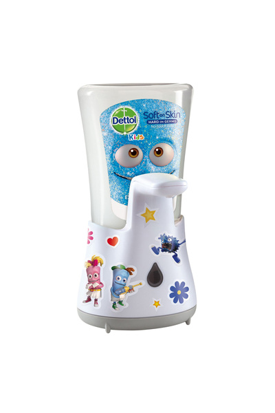 Dettol Dozator Dettol Kids No Touch + Rezerva Sapun Lichid Aloe Vera, Antibac...