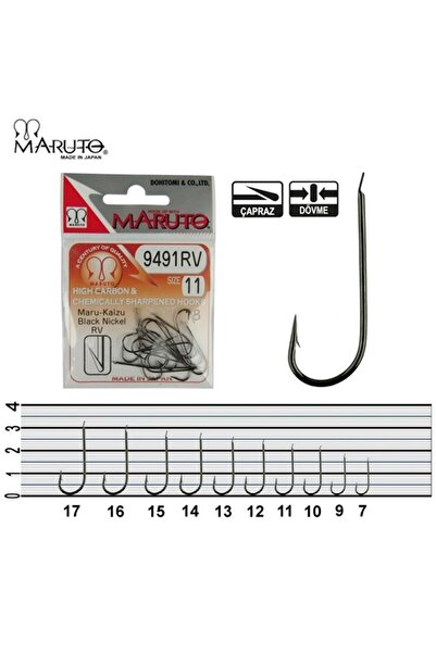 MARUTO 9491RV BN Çapraz Olta İğnesi - NO-16