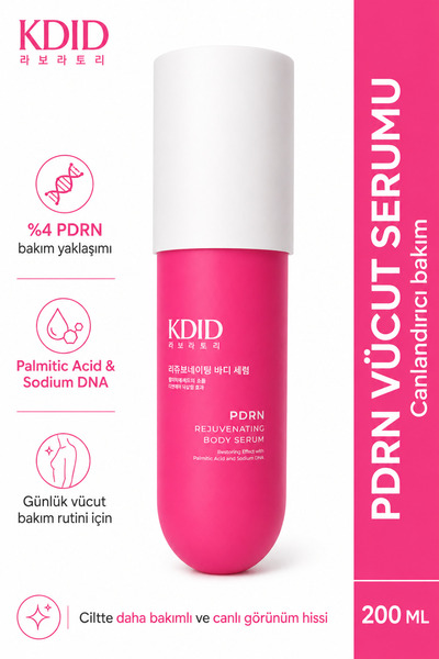 kdid PDRN Aydınlatıcı ve Yenileyici Vücut Serumu 200 ml | Somon DNA İçerikli ...