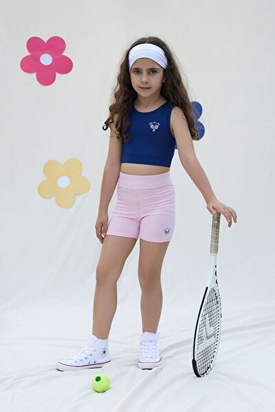 Miela Kids Κολάν ποδηλασίας για κορίτσια από το Tennis Club - Ροζ καραμέλα