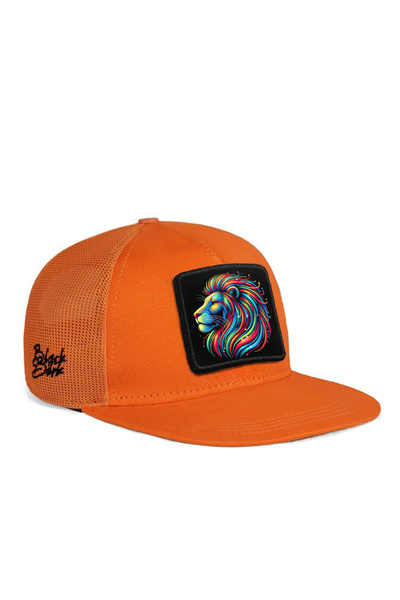 BlackBörk Hip hop dječja narančasta kapa sa logotipom lava