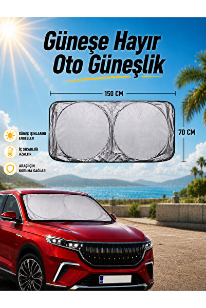 Ufak Tefek Şeyler Suncobran za prednje vetrobransko staklo automobila, pogoda...