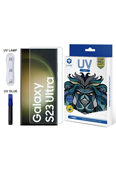 Lito Защитно фолио за Samsung Galaxy S23 Ultra - 3D UV стъкло - Прозрачно