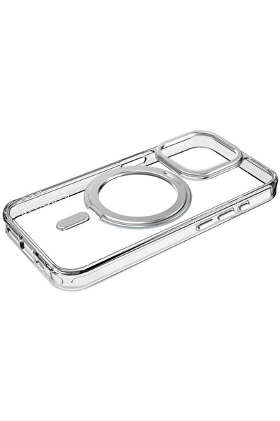 decoded Husă spate din plastic reciclat cu suport tip buclă pentru iP15 Plus,...