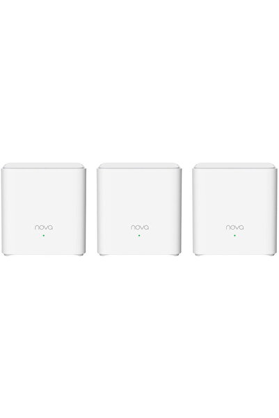 Tenda MX3 (pachet de 3), 1 x LAN, 1 x WAN, Alb