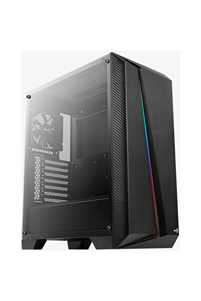 AEROCOOL Cylon Pro carcasă tower (alb/negru, sticlă securizată)