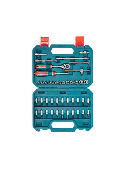 TOTAL - TRUSA DE CHEI TUBULARE 1/4 CU ANTRENOR 46 PIESE (INDUSTRIAL)