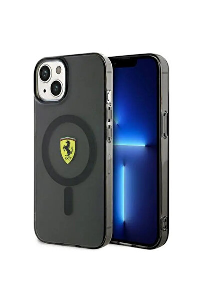 Ferrari FEHMP14SURKK iPhone 14 6.1 " negru/negru carcasă rigidă translucidă M...
